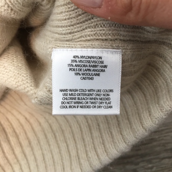 ANTHROPOLOGIE Kenji Beige Sweater Short Sleeve S - Picture 8 of 8